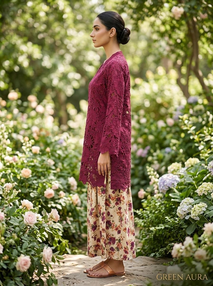 Maroon Querashia Set - Image 4